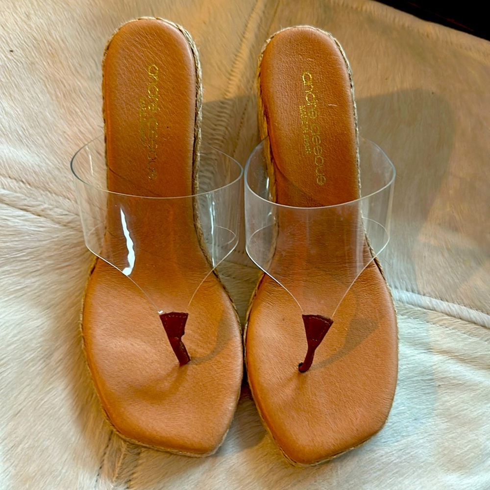 Andre Assous clear wedges